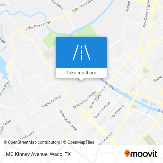 MC Kinney Avenue map