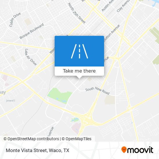 Monte Vista Street map