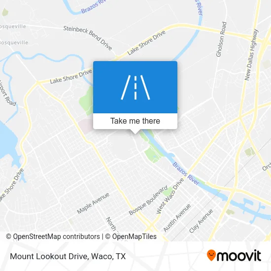 Mount Lookout Drive map