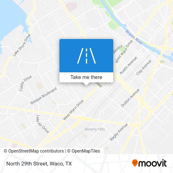 Mapa de North 29th Street