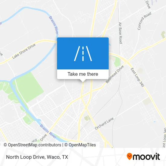 North Loop Drive map