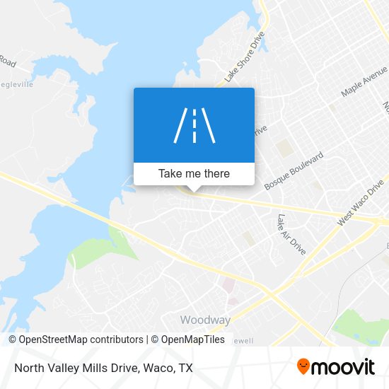 Mapa de North Valley Mills Drive