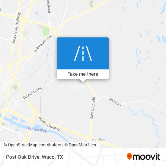 Post Oak Drive map