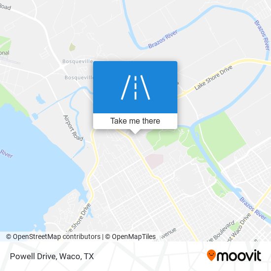 Mapa de Powell Drive