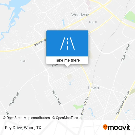 Rey Drive map