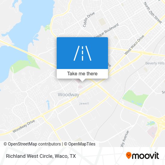 Richland West Circle map