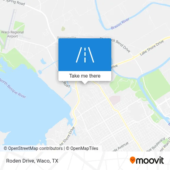 Roden Drive map