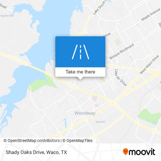 Mapa de Shady Oaks Drive