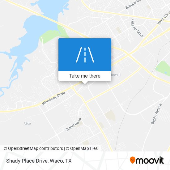 Mapa de Shady Place Drive