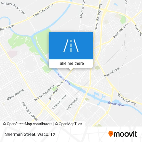 Sherman Street map