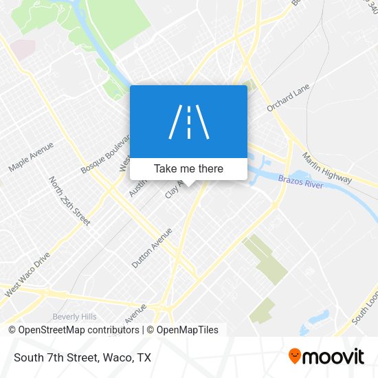 Mapa de South 7th Street