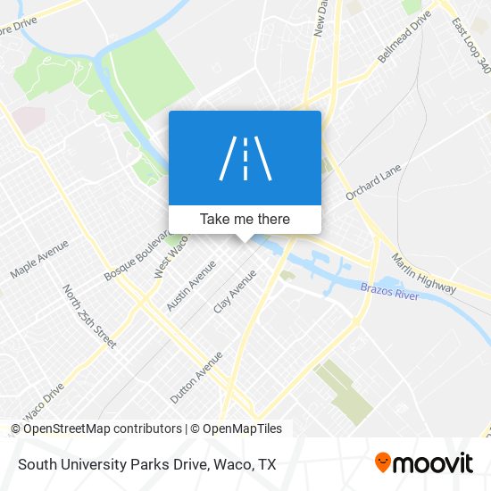 Mapa de South University Parks Drive