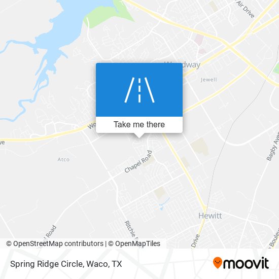 Spring Ridge Circle map