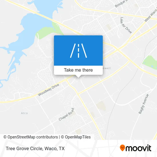 Tree Grove Circle map