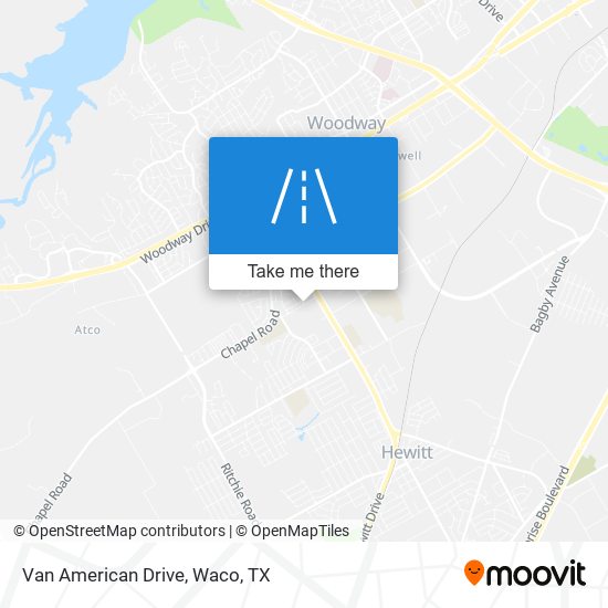 Mapa de Van American Drive