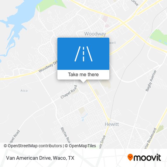 Van American Drive map