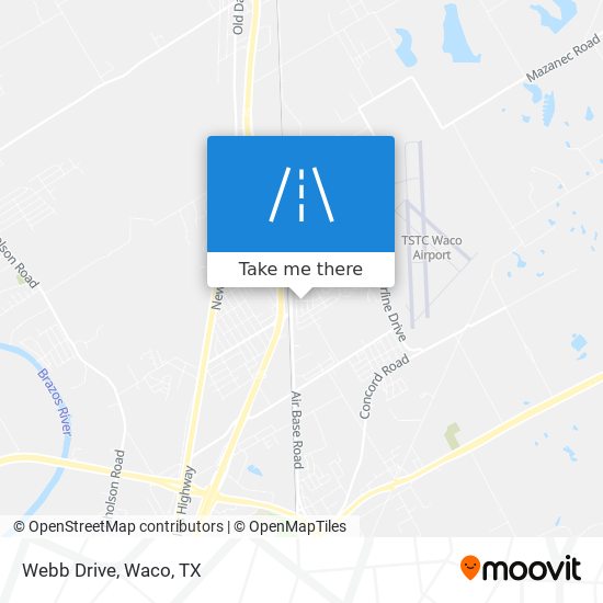 Mapa de Webb Drive