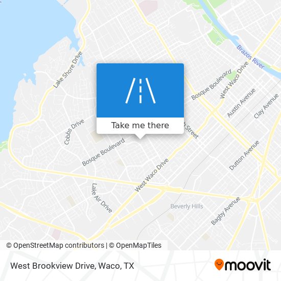 West Brookview Drive map