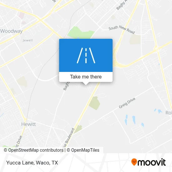 Yucca Lane map
