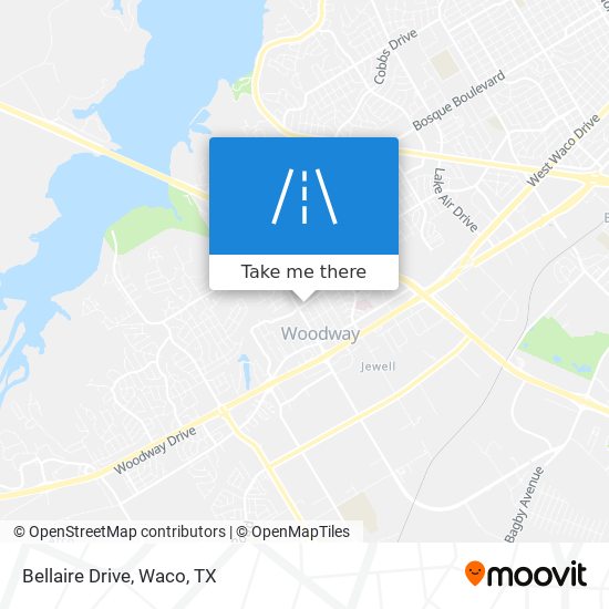 Bellaire Drive map