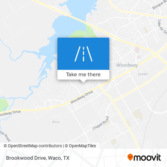 Mapa de Brookwood Drive