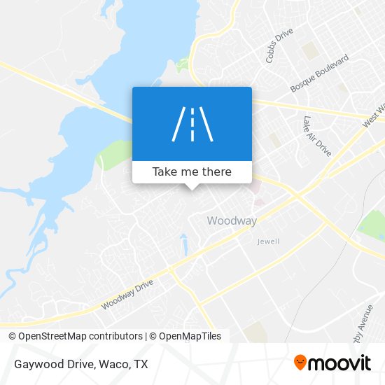 Gaywood Drive map