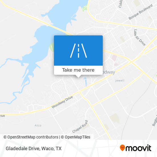 Mapa de Gladedale Drive
