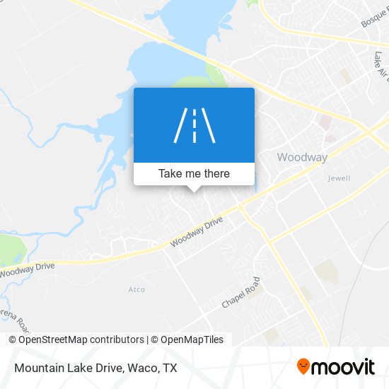 Mountain Lake Drive map