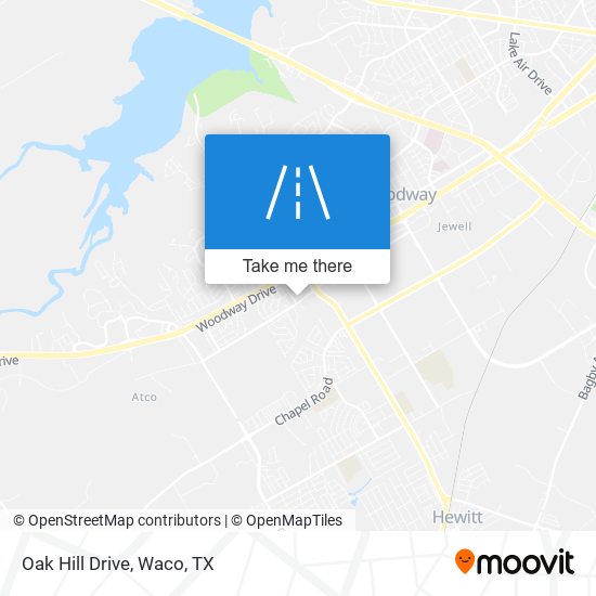 Mapa de Oak Hill Drive