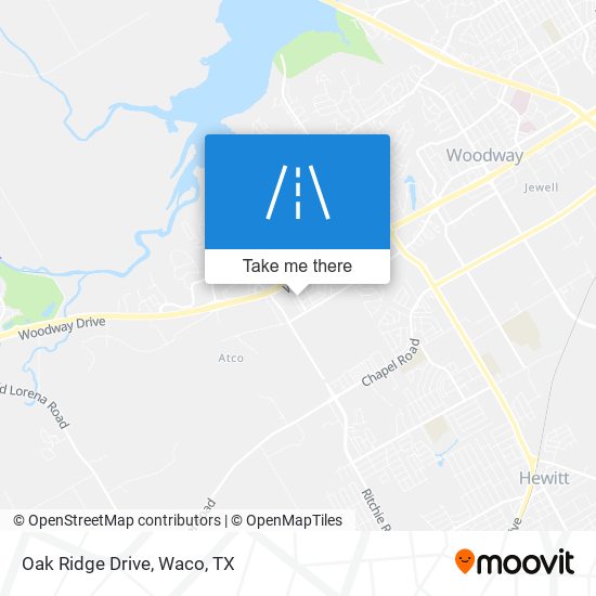 Mapa de Oak Ridge Drive