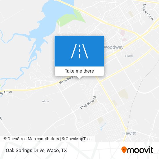 Mapa de Oak Springs Drive
