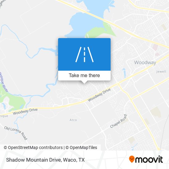 Mapa de Shadow Mountain Drive