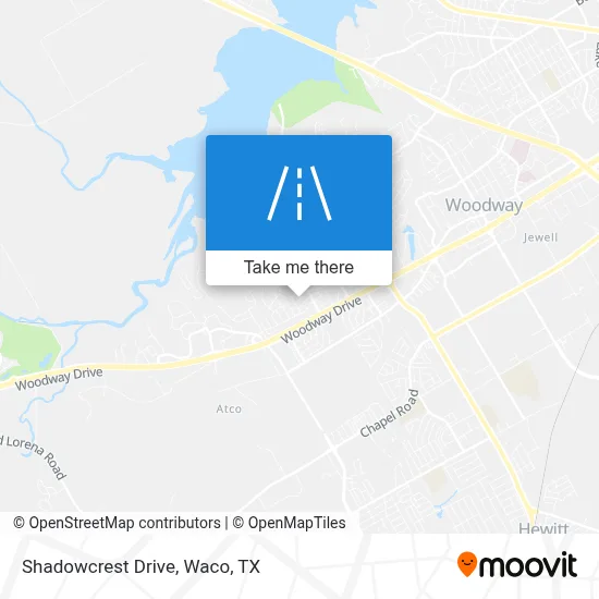 Shadowcrest Drive map