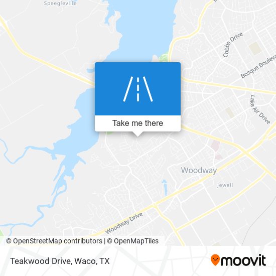 Teakwood Drive map