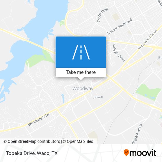 Topeka Drive map