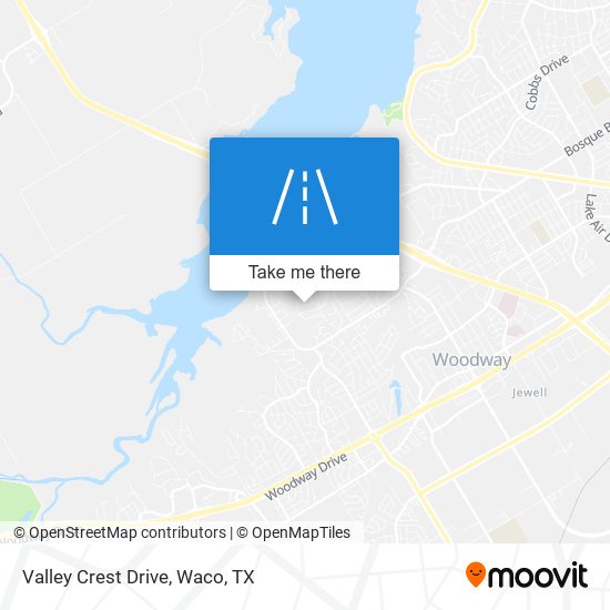 Valley Crest Drive map