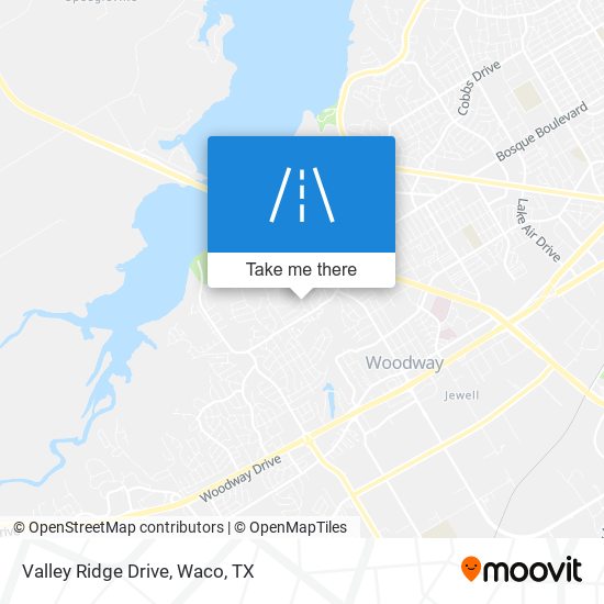 Valley Ridge Drive map