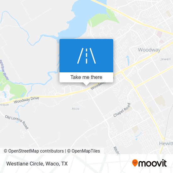 Westlane Circle map