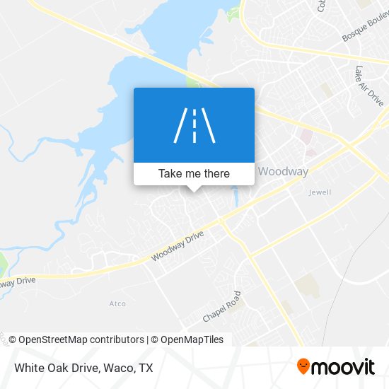 White Oak Drive map