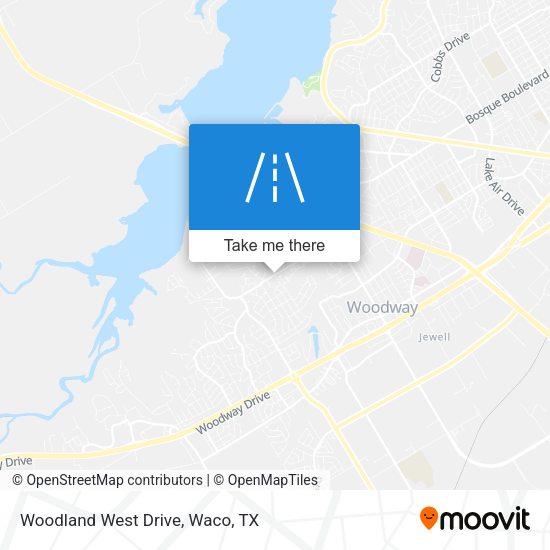 Mapa de Woodland West Drive