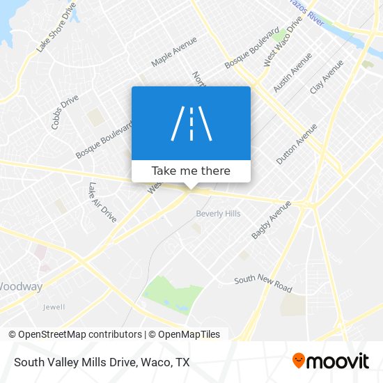 South Valley Mills Drive map