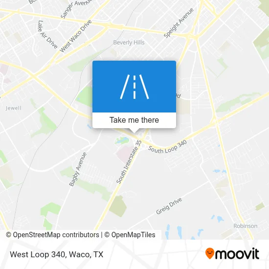 West Loop 340 map