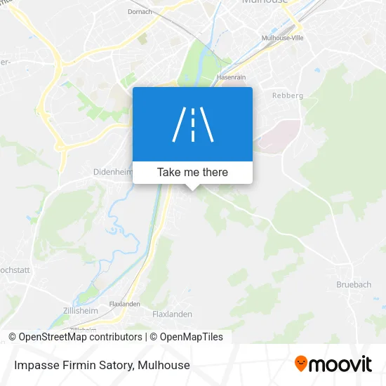 Impasse Firmin Satory map