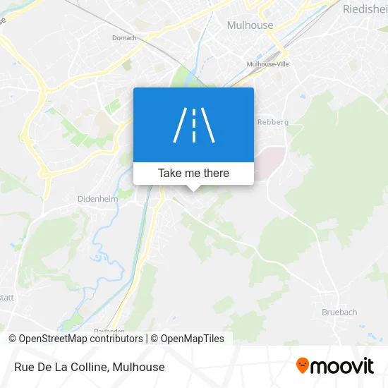 Rue De La Colline map