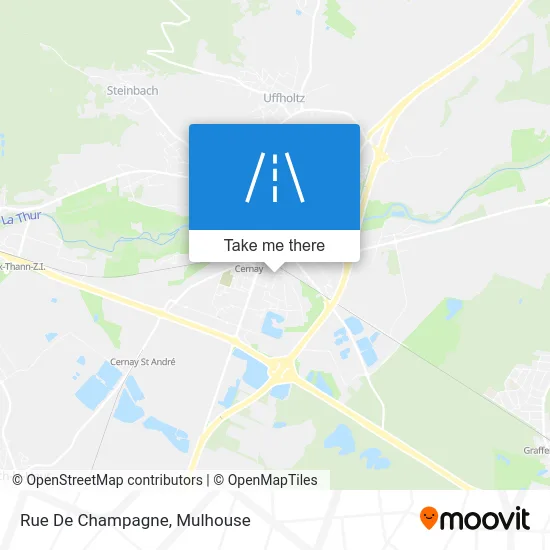 Rue De Champagne map