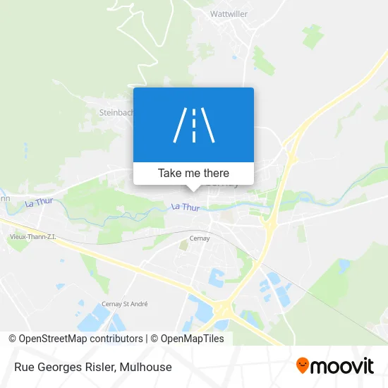 Rue Georges Risler map