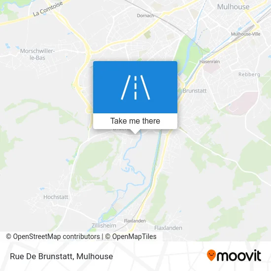 Rue De Brunstatt map