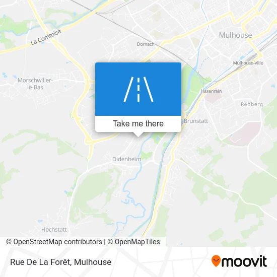 Rue De La Forêt map