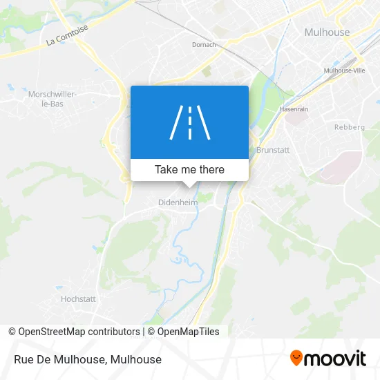 Rue De Mulhouse map