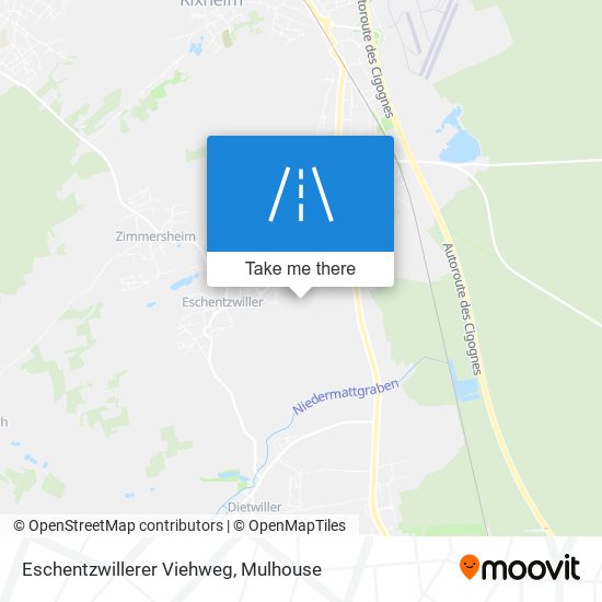 Eschentzwillerer Viehweg map